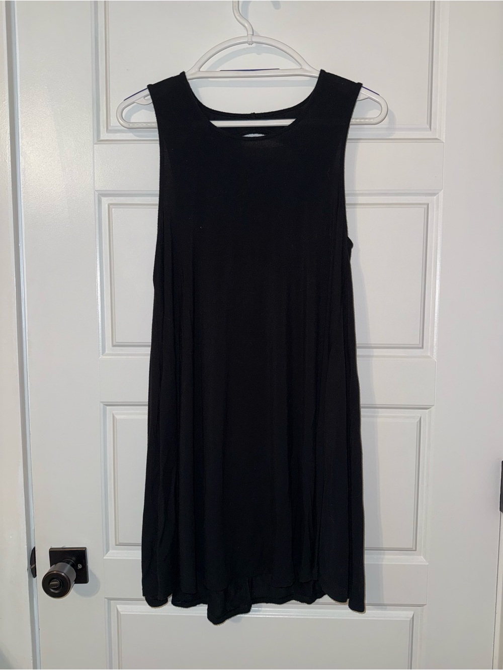 American Eagle Outfitters Black Sleeveless Mini Dress